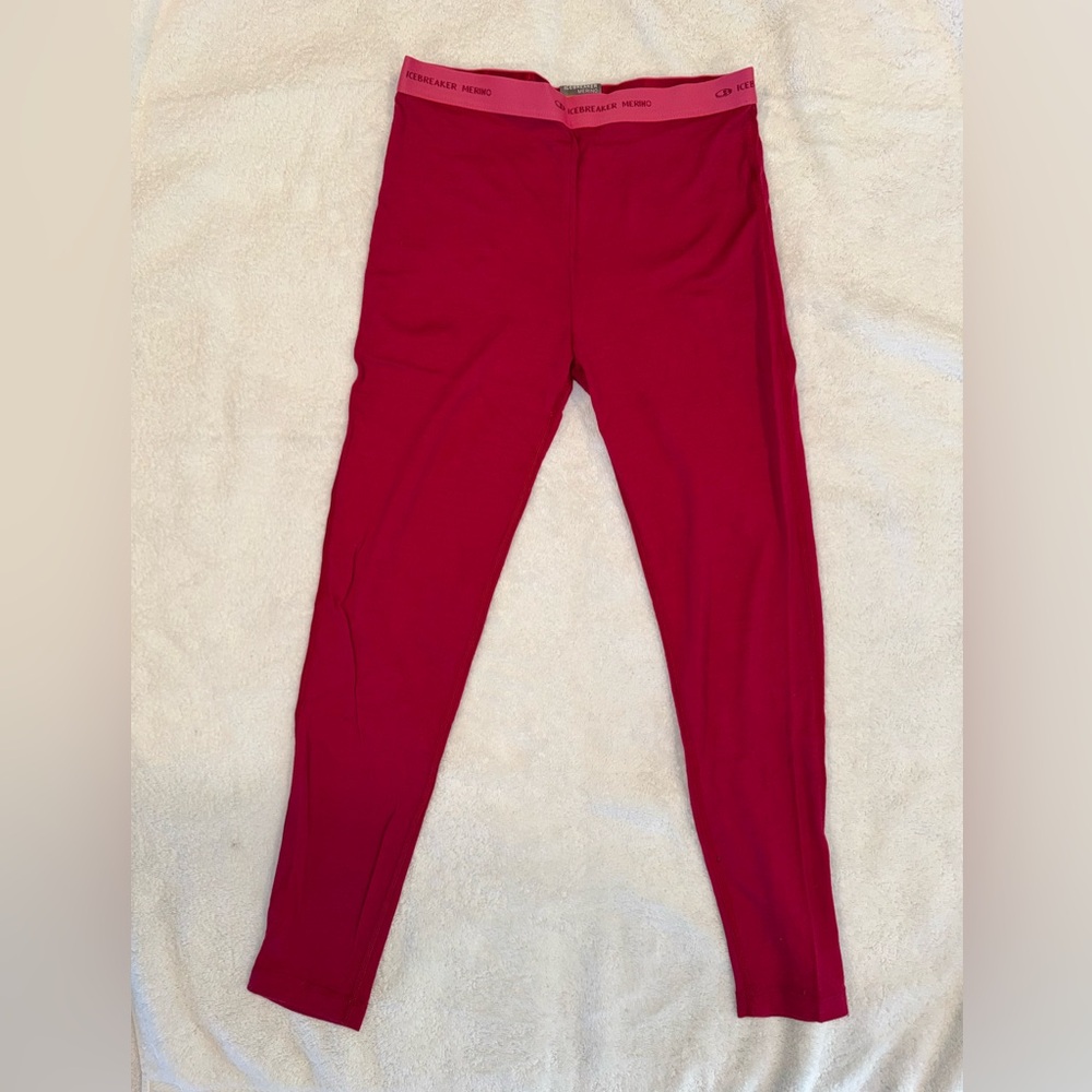 Icebreaker Kids' Oasis 100% merino leggings, size 9-10